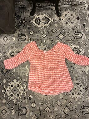 Coral Patterned Women's Blouse Walker and Wade